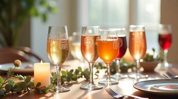 Événements inoubliables avec des verres personnalisés